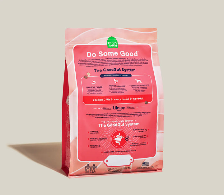 Open Farm Good Gut Grass-Fed Beef Kibble for Dogs 3.5lb