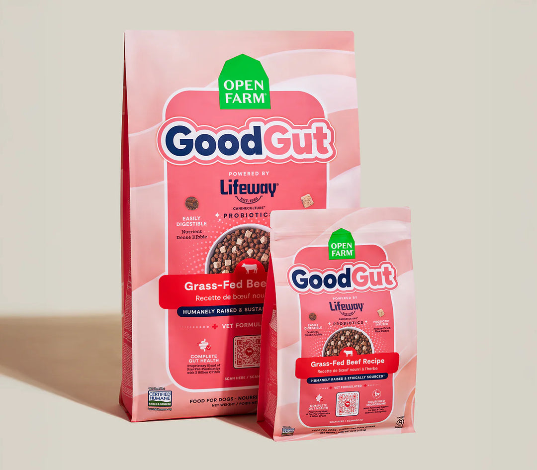 Open Farm Good Gut Grass-Fed Beef Kibble for Dogs 3.5lb