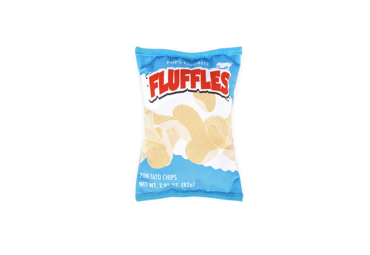 Snack Attack Fluffles Chips Dog Toy