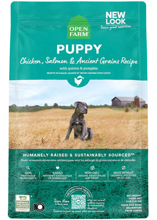 Open Farm Dog Ancient Grain Puppy Dry Dog Food 4lb