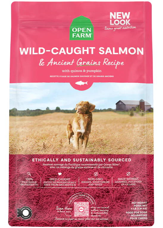 Open Farm Dog Ancient Grain Wild Salmon 22lb