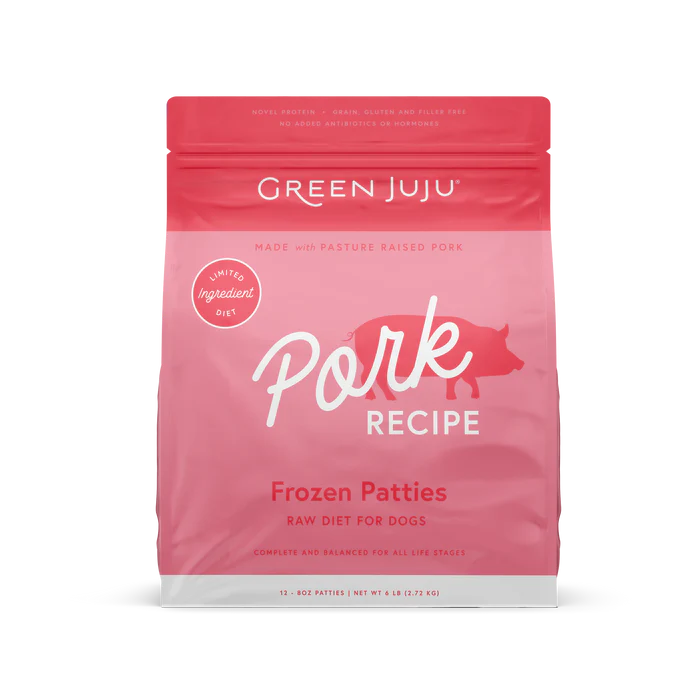 Green juju Pork Recipe Frozen Patties 6lb