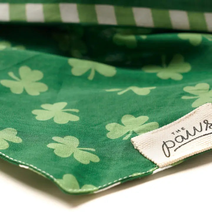 St. Patrick's Day Shamrock Bandana for Dogs and Cats