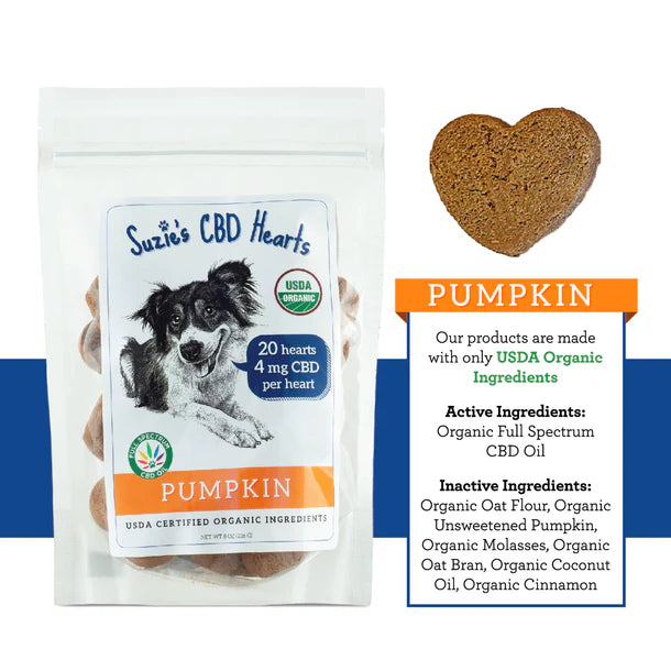 Suzies CBD Hearts Pumpkin 8oz