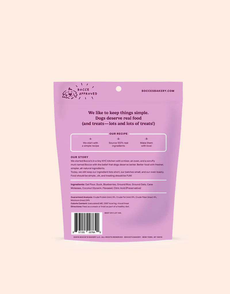 Bocce Duck & Blueberry Quack Quack Quack Training Bites 3oz