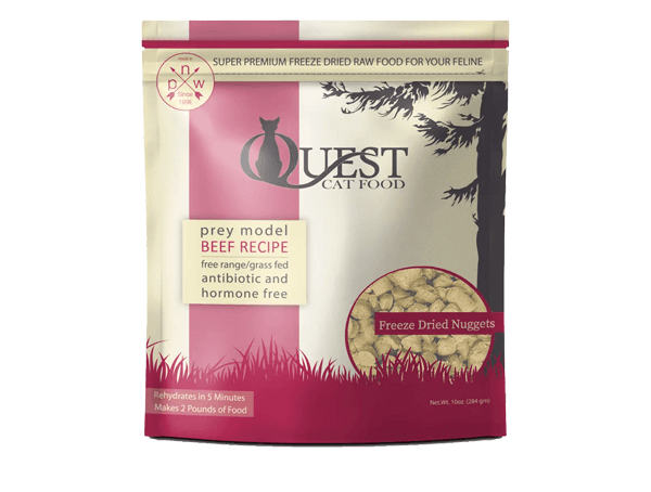Steve's Real Food Quest for Cats Freeze Dried Beef 10oz