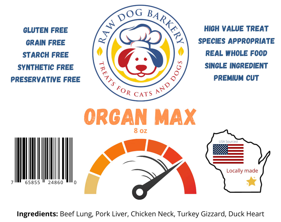 Organ Max Freeze Dried 16oz