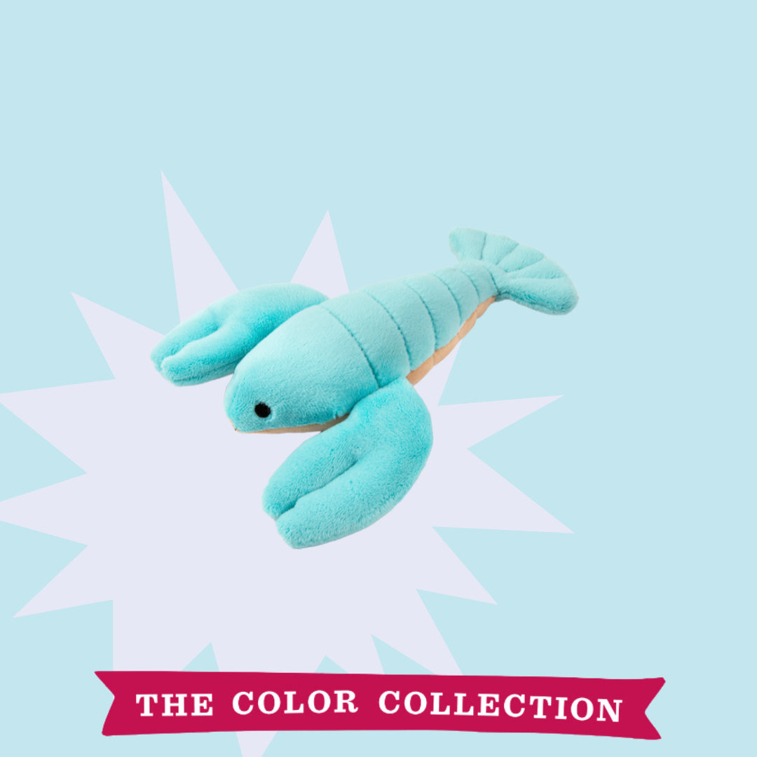 Rachel the Mini Lobster Plush Dog Toy