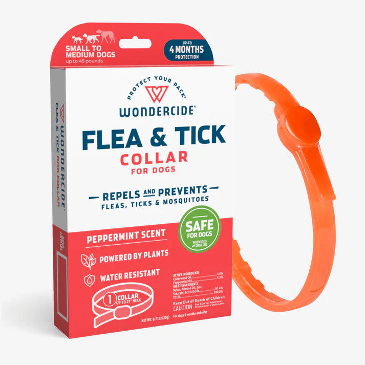 Wondercide Flea + Tick Prevention Collar for Cats and Dogs Small/Medium