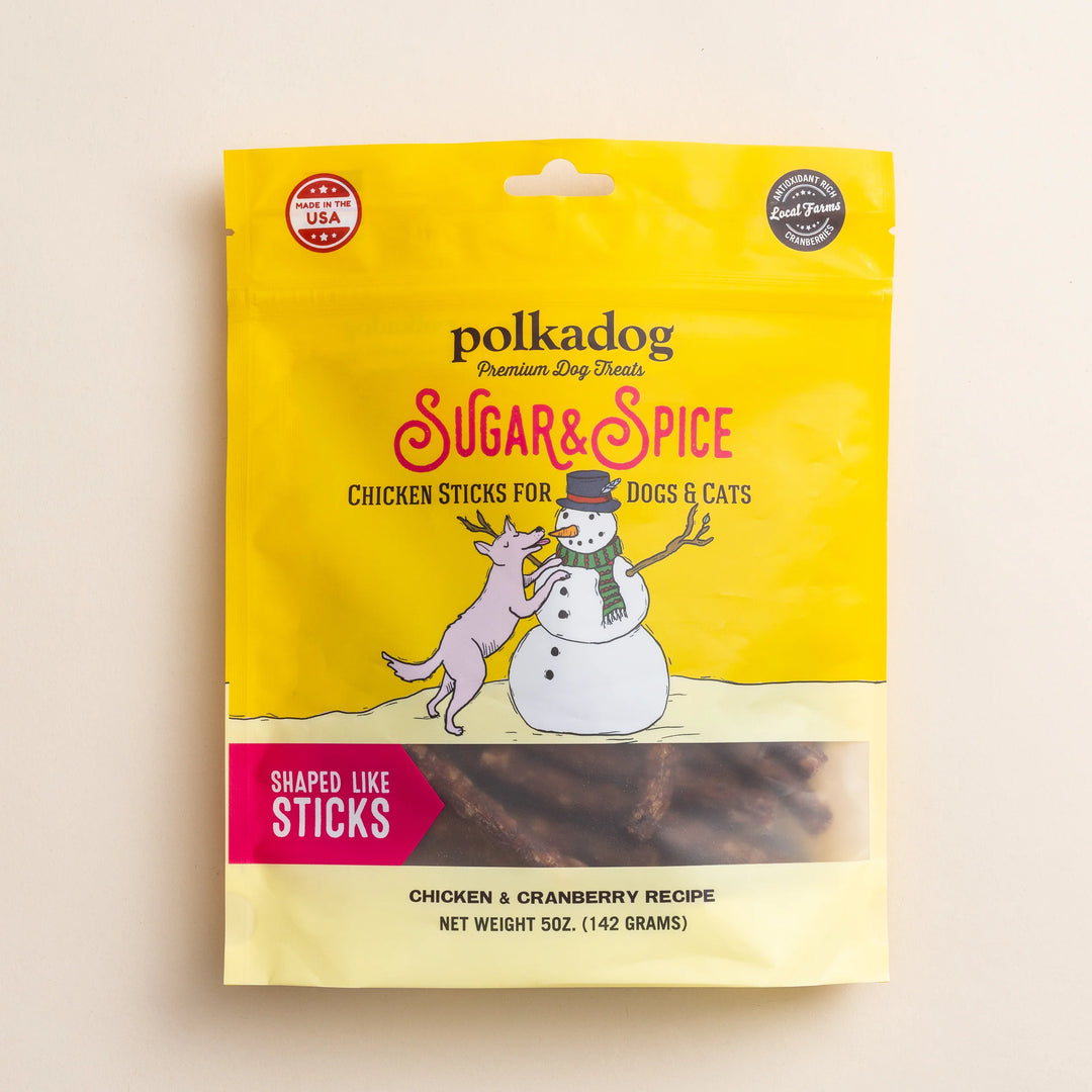 Polka Dog Bakery Sugar & Spice Chicken Sticks 5oz