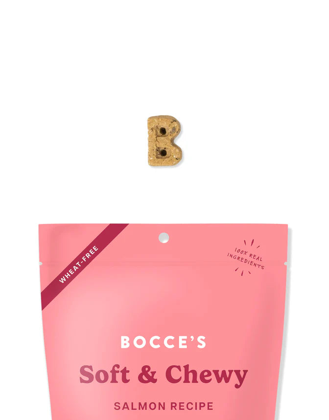Bocce's Salmon Recipe Soft & Chewy Dog Treats 6oz