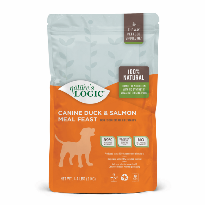Nature's Logic Canine Duck & Salmon Meal Feast All Life Stages Dry Dog Food 25lb