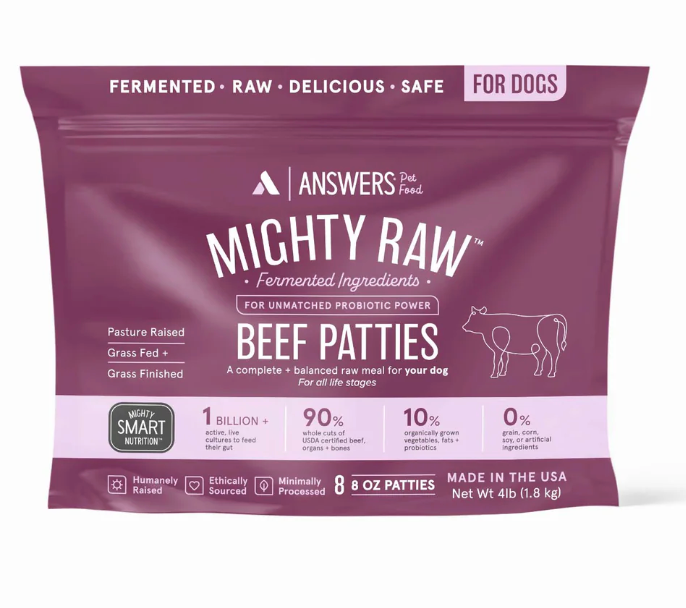 Answers Frozen Detailed Beef Chub 6lb