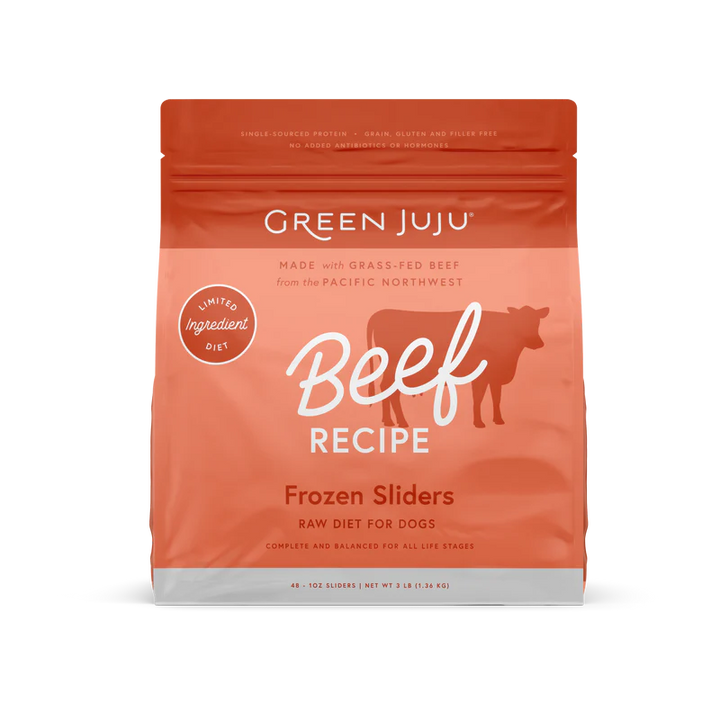 Green juju Beef Recipe Frozen Patties 6lb
