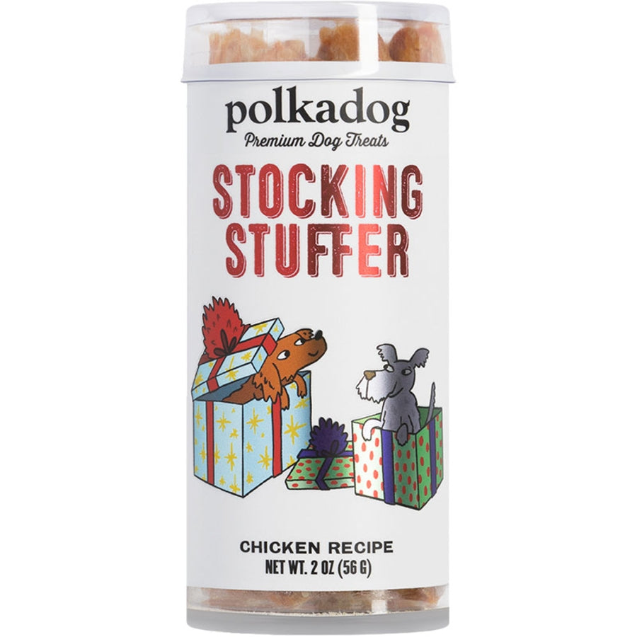 Polka Dog Chicken Stocking Stuffer 2oz