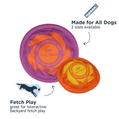 Tall Tails GOAT Sport Flyer Frisbee Dog Toy 9"