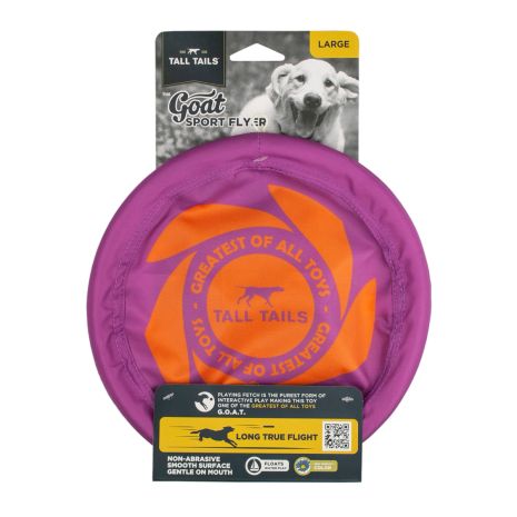 Tall Tails GOAT Sport Flyer Frisbee Dog Toy 9"