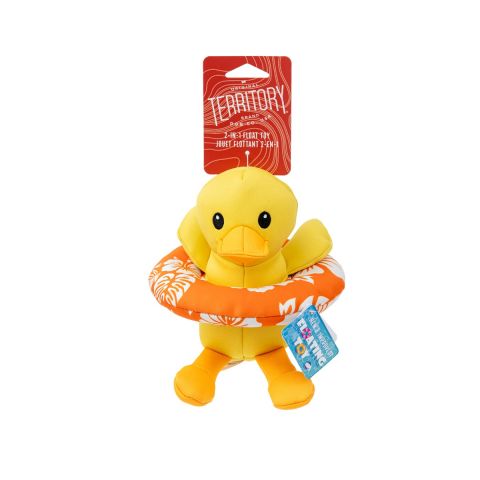 Territory Duck with Innertube Floating Toy for Dogs 9"