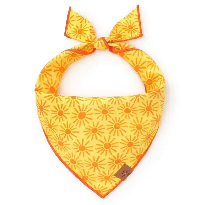 The Foggy Dog Here Comes the Sun Bandana for Dogs and Cats