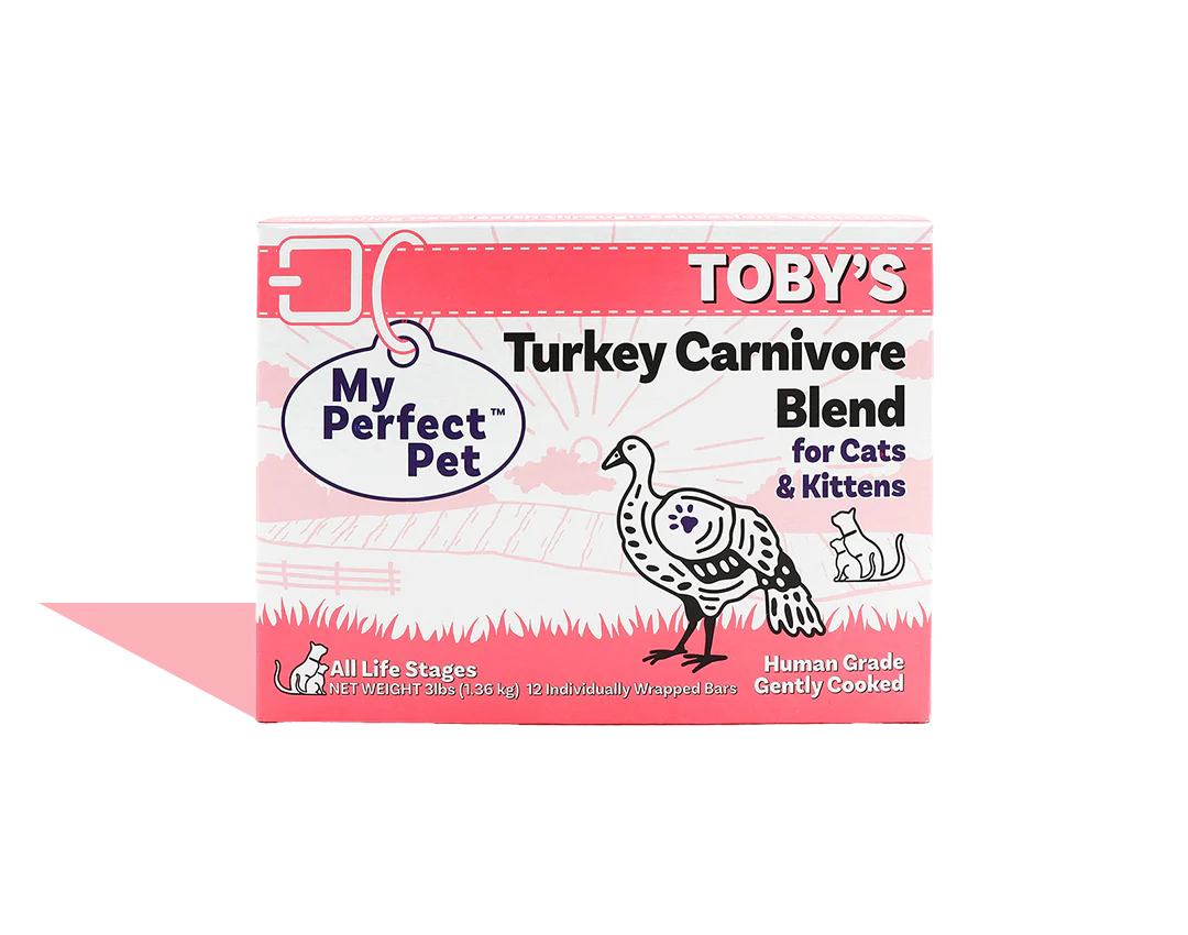 My Perfect Pet Toby's Turkey Carnivore Blend for Cats 3lb