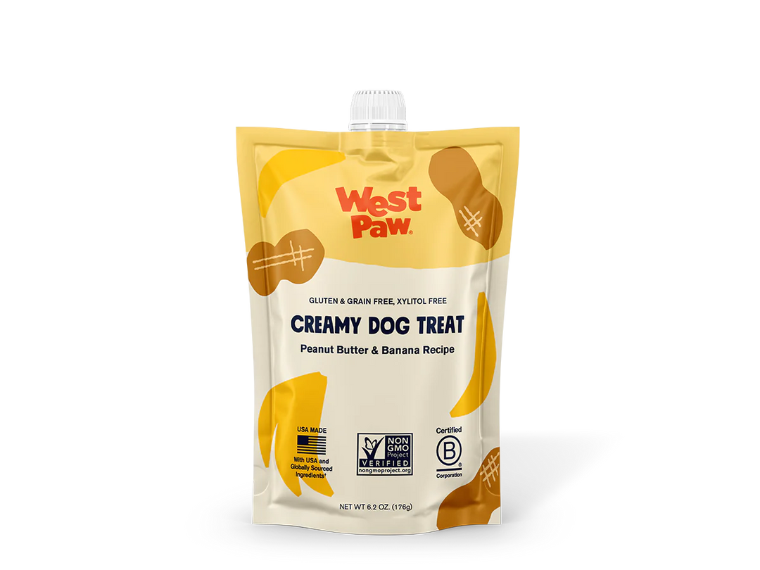 West Paw Creamy Peanut Butter & Banana Pouch