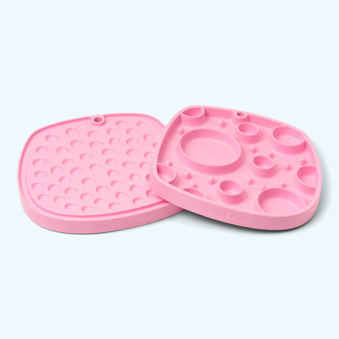 West Paw Seaflex Bubbles Feast Enrichment Slow Feeder and Lick Mat