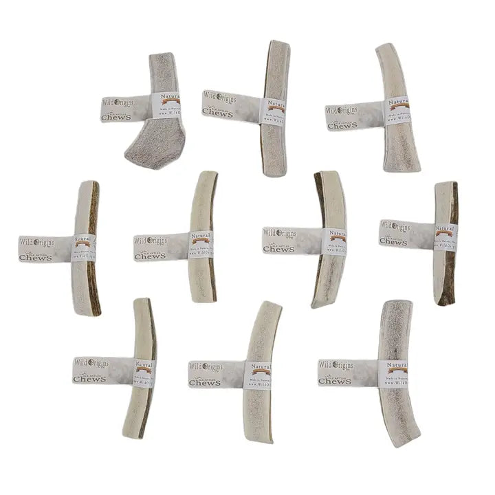 Wild Origins Montana Elk Antler Split Small 4-5" Chew