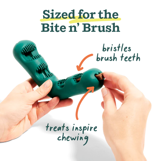 Woof Bite n' Brush Refill Pack Beef 8oz