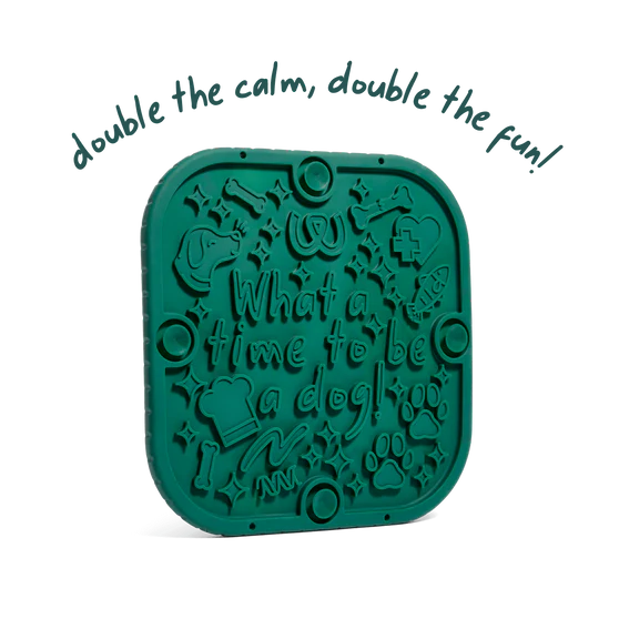 Woof FlipMat - Forest Green