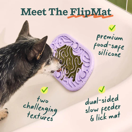 Woof FlipMat Mini - Lavender