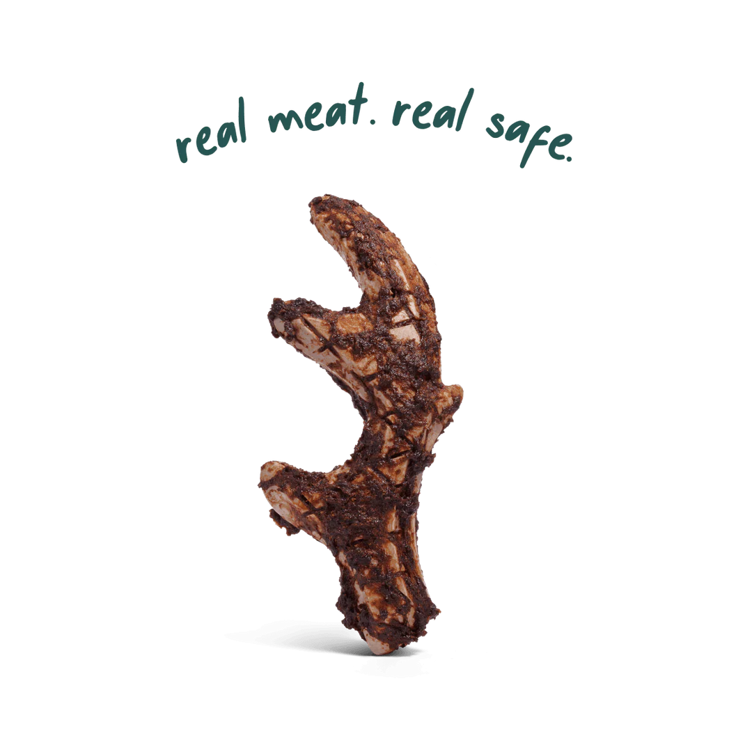 Woof HonestChew Meaty Antler Chew Large