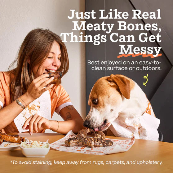 Woof HonestChew Meaty Antler Chew Large
