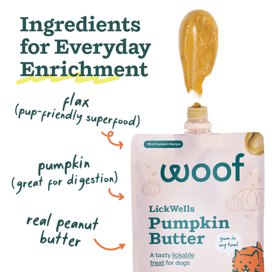 Woof Pumpkin Butter LickWells