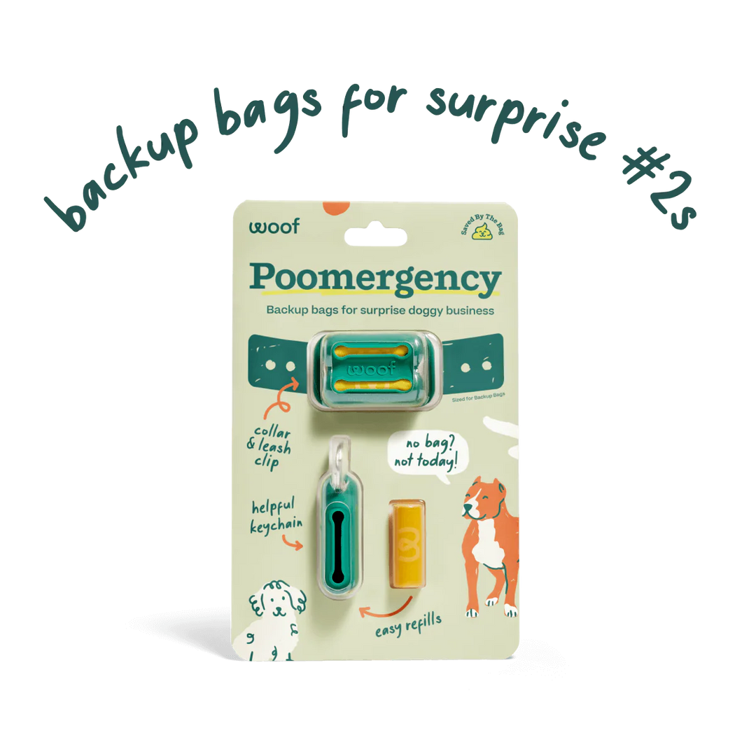 Woof Poomergency - Forest Green