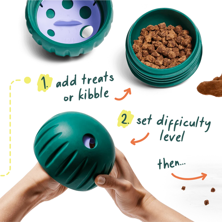 Woof Forager Walkabout Slow Feeder Ball Size Small