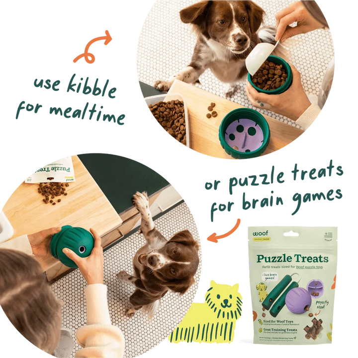Woof Forager Walkabout Slow Feeder Ball Size Small