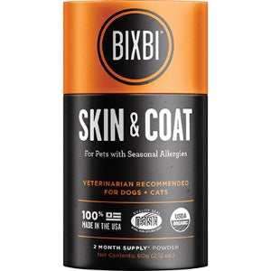 Bixbi Skin and Coat Mushroom Supplement 60g