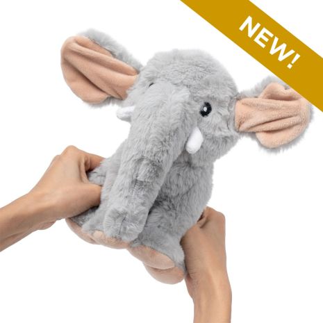 Tall Tails Animated Elephant Plush Dog Toy 8"