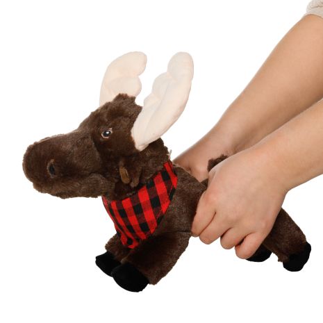 Tall Tails Animated Moose Plush Dog Toy 11"