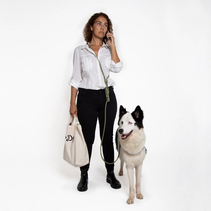 Army Green Hands-Free Leash