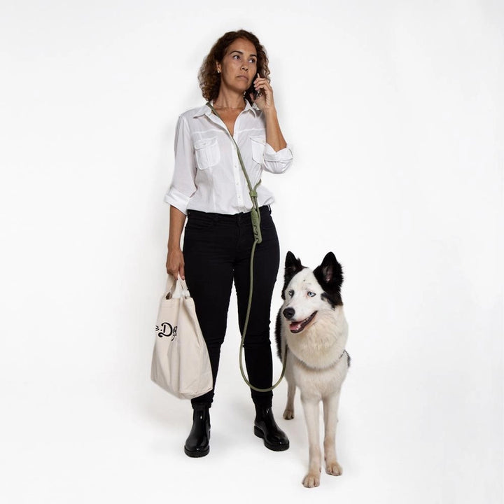 Army Green Hands-Free Leash