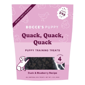Bocce Duck & Blueberry Quack Quack Quack Training Bites 3oz