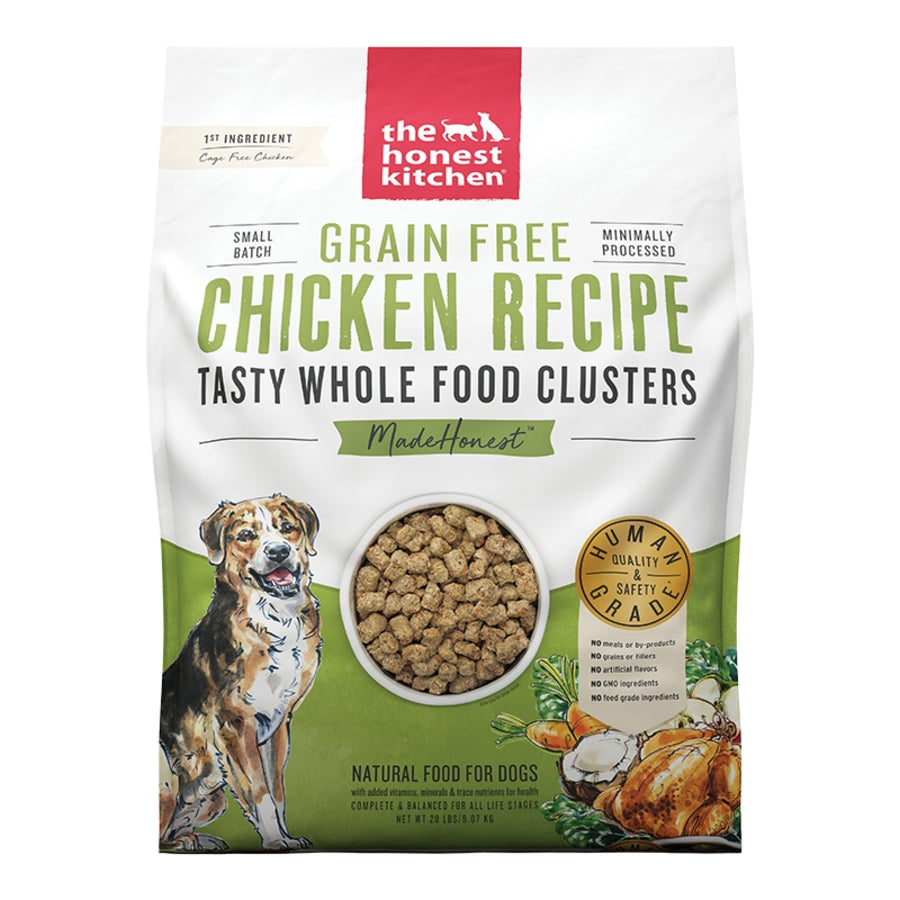 The Honest Kitchen Food Clusters Chicken Recipe Grain Free 20lb