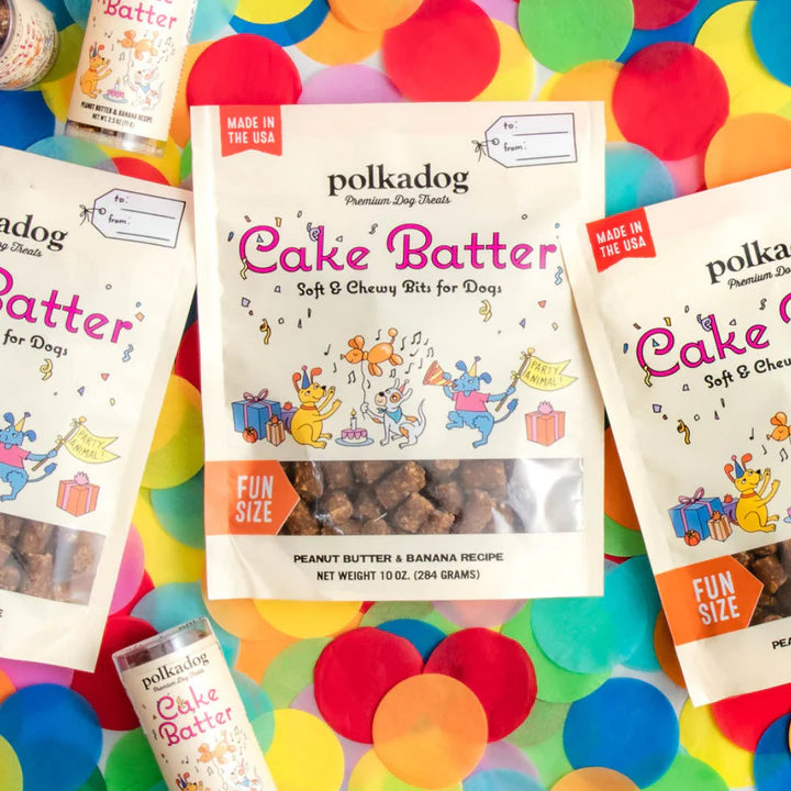 Polkadog Cake Batter Soft & Chewy Bits