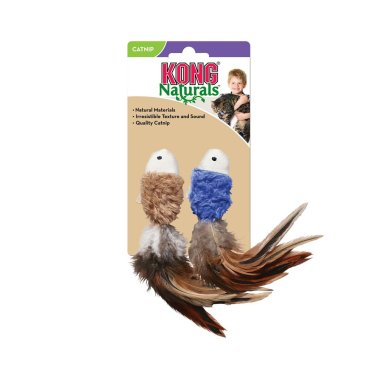Kong Naturals Crinkle Fish Cat Toy Assorted Colors