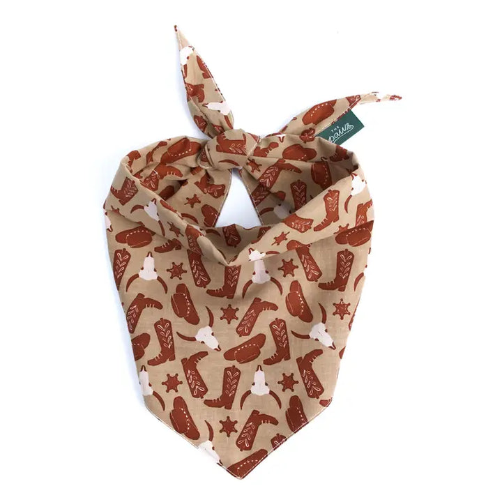 The Paws Bronco Bandana for Dogs and Cats