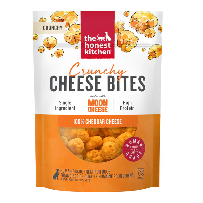 Honest Kitchen Cheddar Crunchy Cheese Bites 2oz