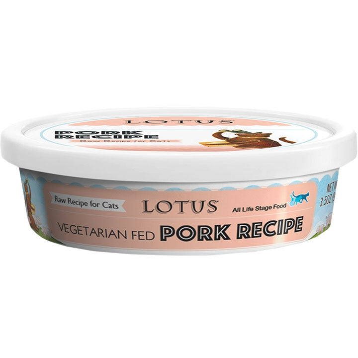 Lotus Cat Frozen Raw Grain Free Pork 3.75oz