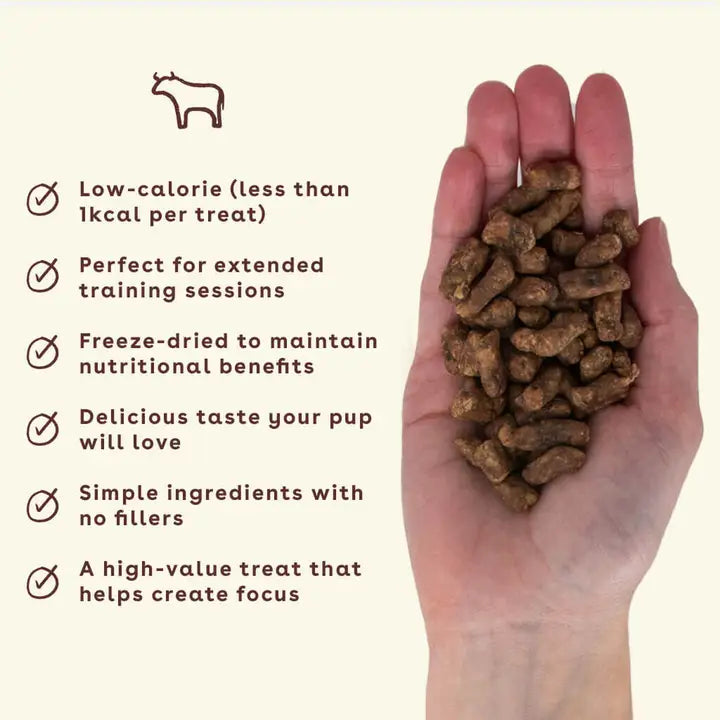 Pupford Freeze Dried Beef Liver Training Treats 4oz