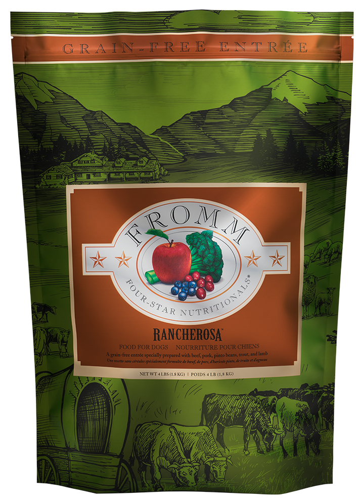 Fromm Four Star Dog Grain Free Rancherosa Dry Dog Food 4lb
